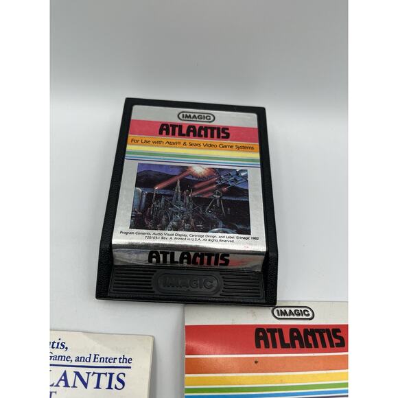 Atari 2600 Atlantis from Imagic with Manual - Picture 3 of 9